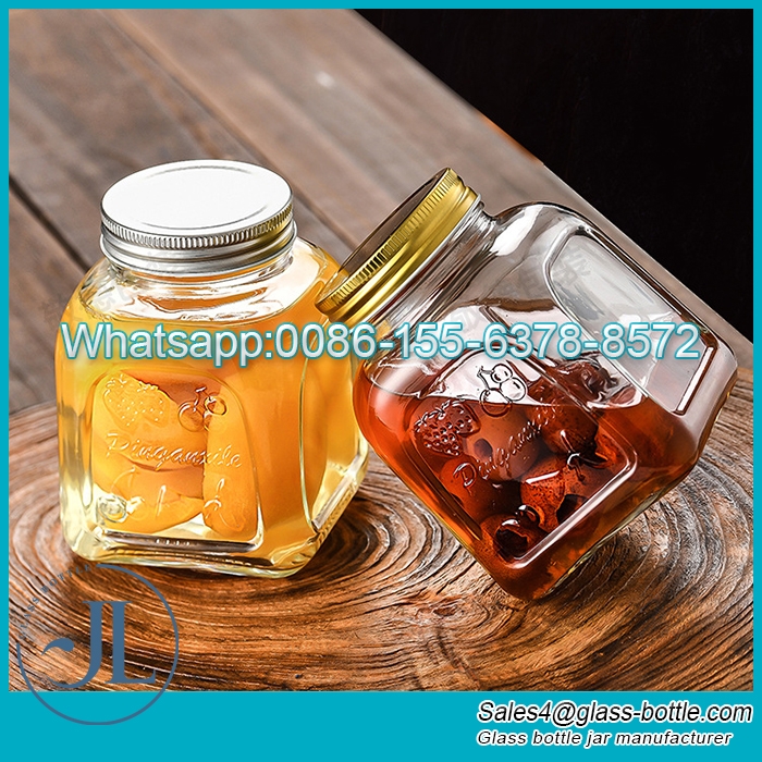 Custom Wholesale Glass Spice Jars with Bamboo Lids Seasoning Storage  Bottles - China Glass Food Jar, Sauce Jar